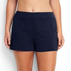 lands end swim shorts plus size